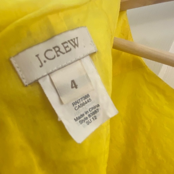 J Crew Bright Yellow Lace Dress 💛 - Picture 4 of 4